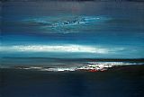 2010 Abstract Skyline iv painting